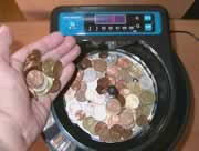 ΔΩΡΑ. ΑΞΕΣΟΥΑΡ.: κερματα μετρητης ευρω, κερματοδεκτες 